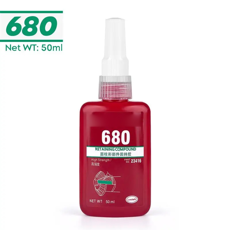 50 ml Schroefdraadborgmiddel Schroeflijm Snel genezen Draadborgmiddel Anaërobe lijm Corrosiebestendig Anti-losdraaien Lijm: royal blue