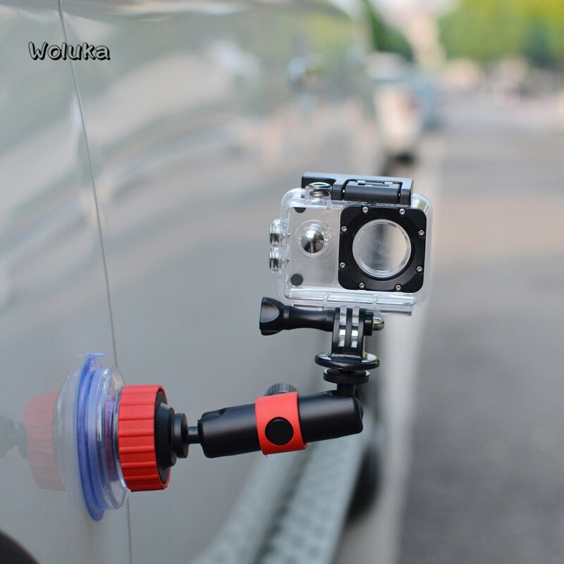 Gopo motion camera Hero 3/4 Suction cup holder Monitor stand super suction Car support I/4 Screw T18