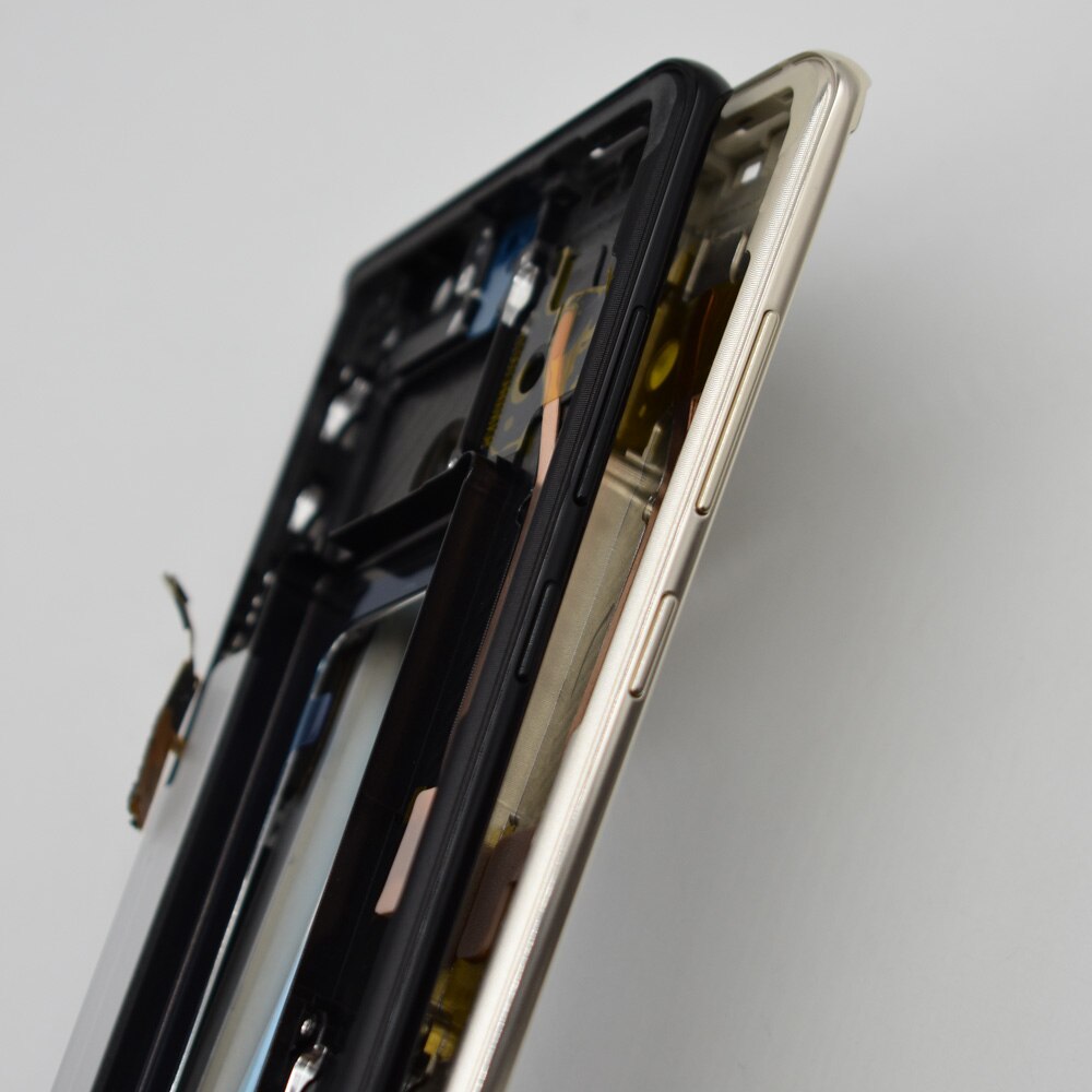 Original Für Samsung Galaxis Hinweis 8 N950 s8 G950 Mittleren Rahmen Lünette Metall Gehäbenutzen fallen mit Energie Volumen Seite Geschmack