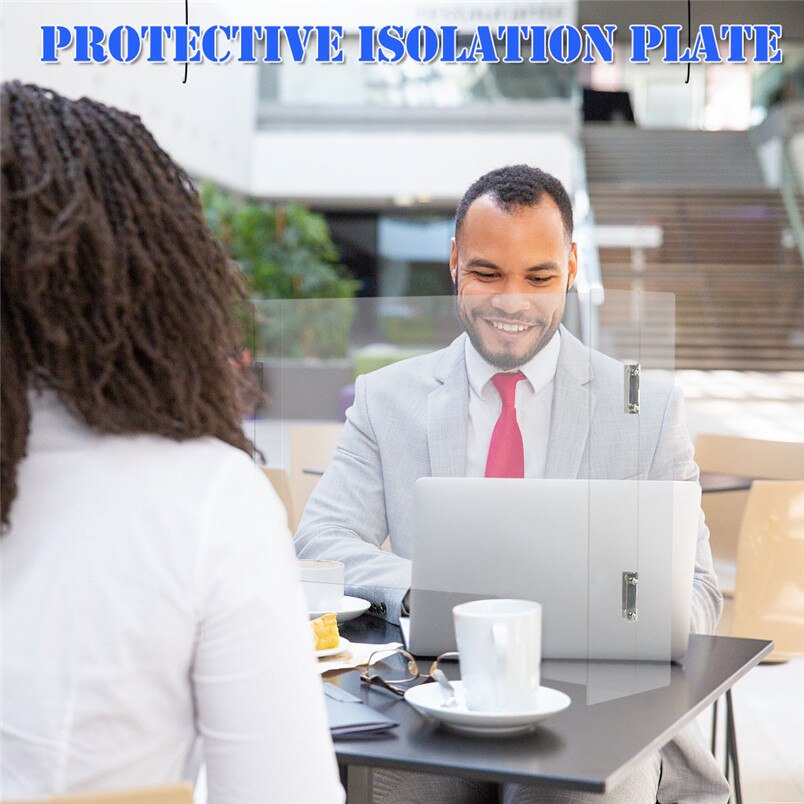 2.5MM Clear Sneeze Guard Shield Protection Safety Counter Top Perfection Reception Counter Side Office Reception