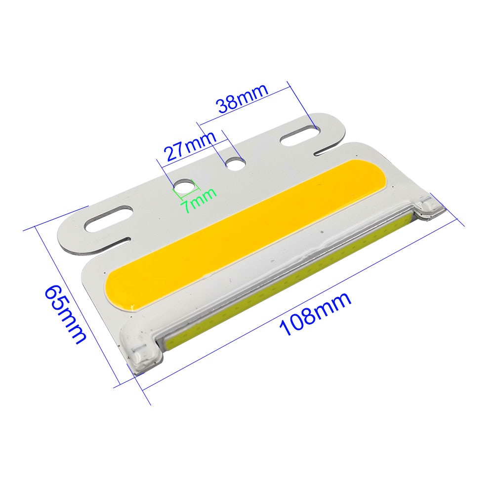24v led cob pære til lastbil drejelys signal lampe nat kørelys advarselsbelysning rød blå grøn hvid gul farve