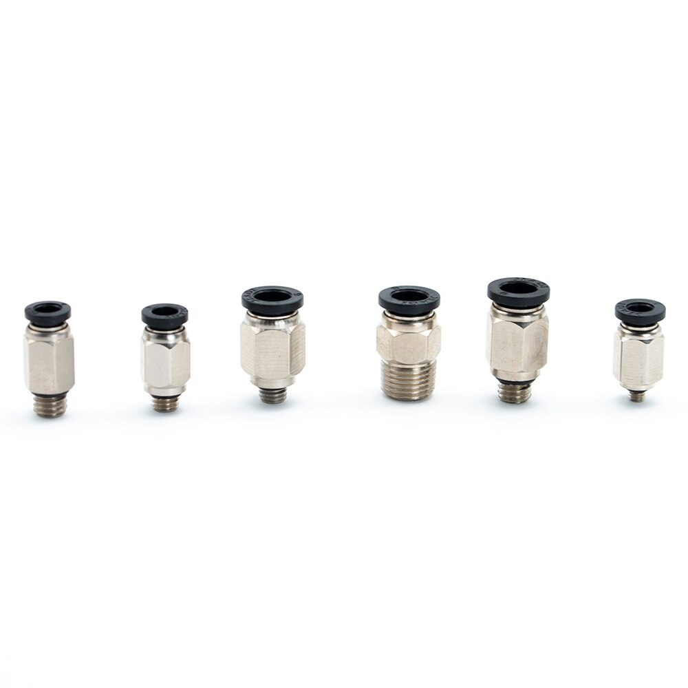 Pneumatic Fitting MINI Connector Air Coupler 4mm 3mm 5mm 6mm Hose-Tube M3 M5 1/8" 1/4" BSPT Male Thread Quick Joint