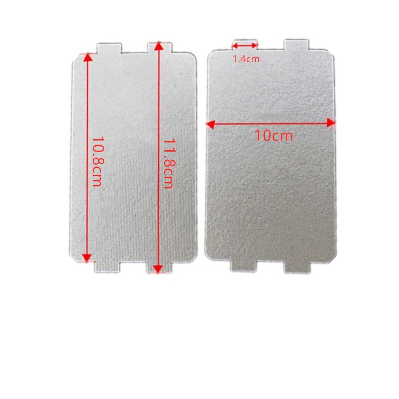 1pc 9.9cm*10.8cmcm Spare Parts Thickening Mica Plates Microwave Ovens Sheets for Galanz Midea Panasonic LG