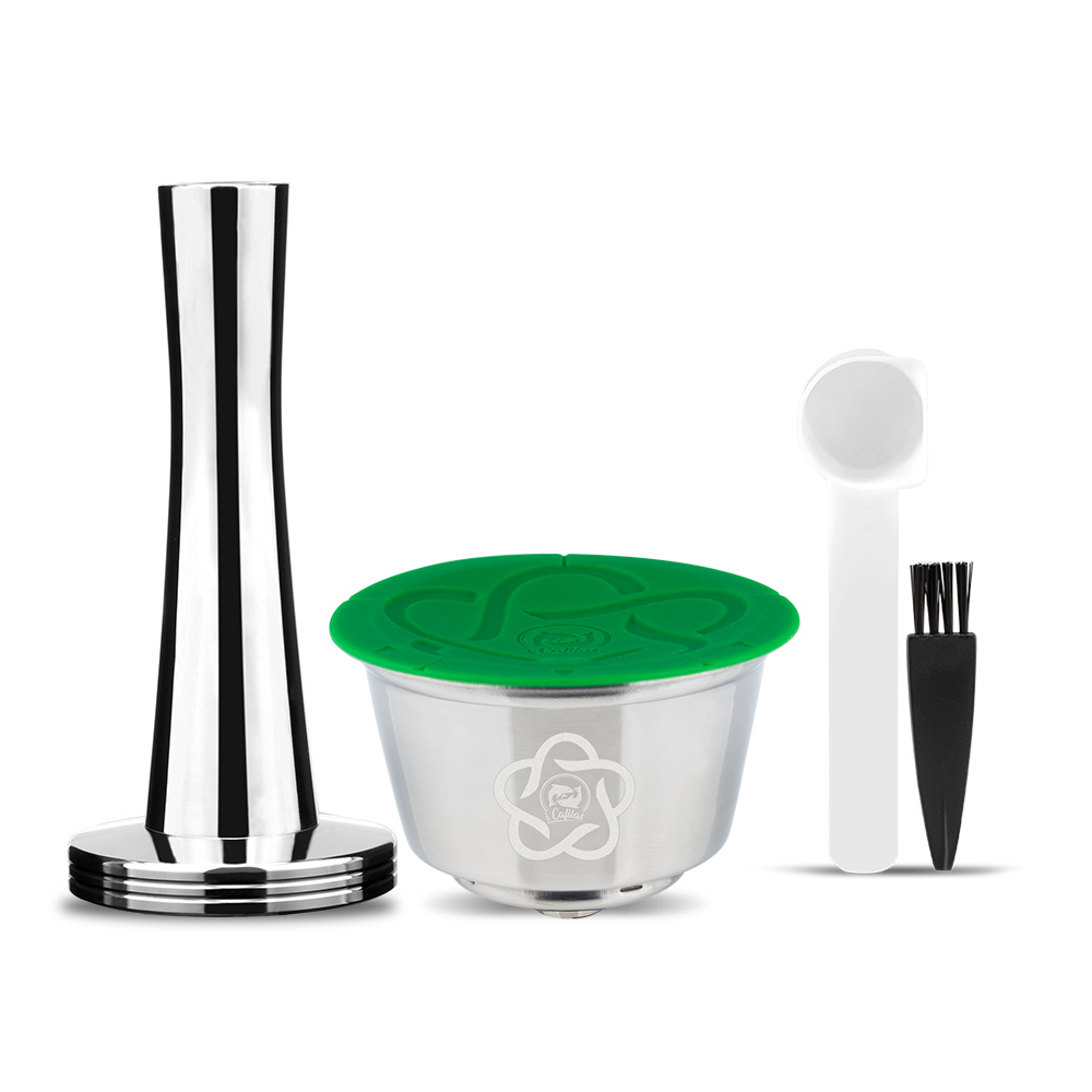 Kapsułka do kawy dla Dolce Gusto Mini Me kapsułka do kawy wielokrotnego użytku piccolo xs kapsułki filtry Crema ze stali nierdzewnej icafilas: plum