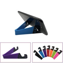 Bsliufang universal v-em forma de suporte do telefone celular móvel para smartphone & tablet ajustável plástico dobrável suporte portátil