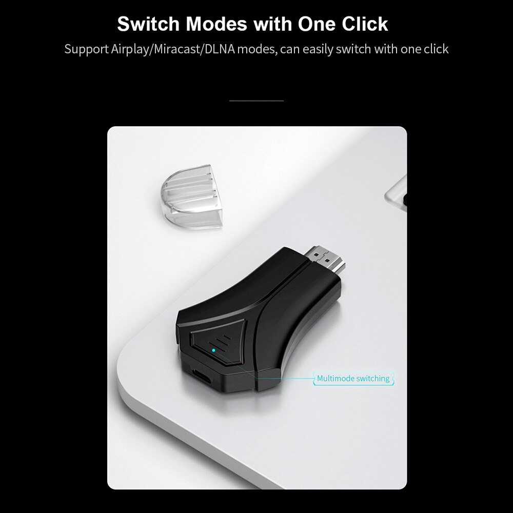 1080P WiFi Display Dongle Intelligent Wireless Display Receiver 2.4G WiFi Display Dongle TV Stick Wireless Screen Converter