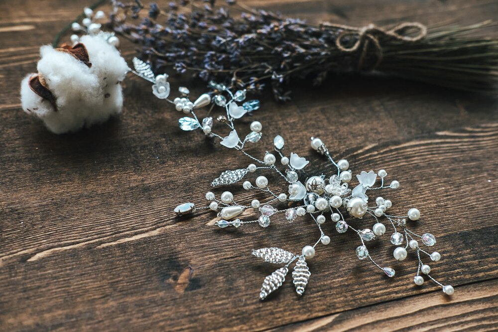 Bohemien Kopfschmuck Tanzen Party und Braut Haar Zubehör Hochzeit Haar Reben Kristall Perlen Stirnband für frauen: Silber
