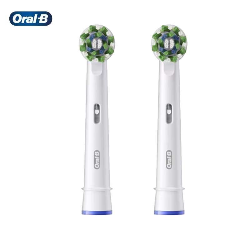 Oral B Cross Action Replacement Brush Heads EB50 Brush Heads Electric Toothbrush Head Refills For D12/D5010/D100/P4000/Pro 4: WHITE