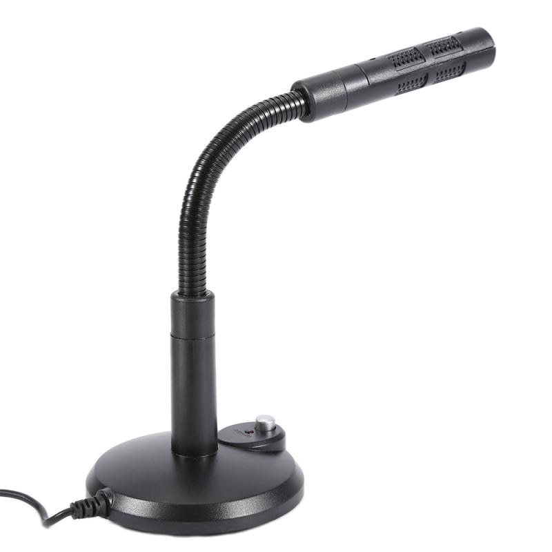USB ordinateur portable Microphone ordinateur Mini Studio discours Microphone support micro avec support pour ordinateur de bureau ordinateur portable Skype MSN