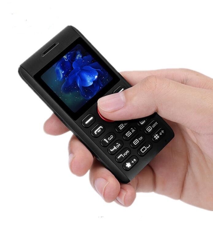 Originele Melrose M18 5 Mm Super Slim Mini Card Phone Schokbestendig Stofdicht Student Anti-verloren Bluetooth Dialer Oortelefoon Mobiele telefoon.