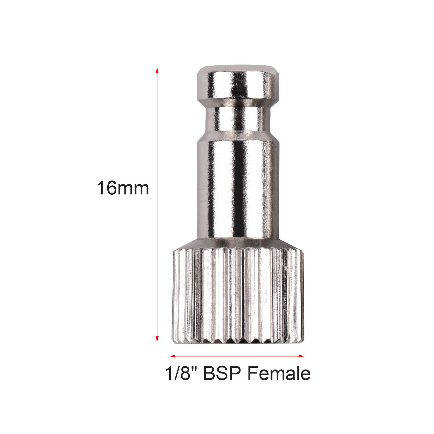 Raccord de déconnexion rapide pour aérographe, 3 pièces, raccord mâle, BSP femelle de 1/4 pouces, Compatible avec l&#39;aérographe