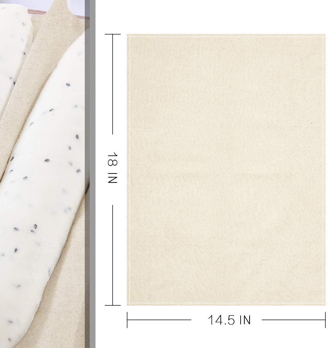 Bread Lame Set Hand Crafted with Cotton Pastry Bakers Dough Proofing Couche for Dough Scoring Slashing Tools Baking Bread Tools: Pastry Proofing Clot