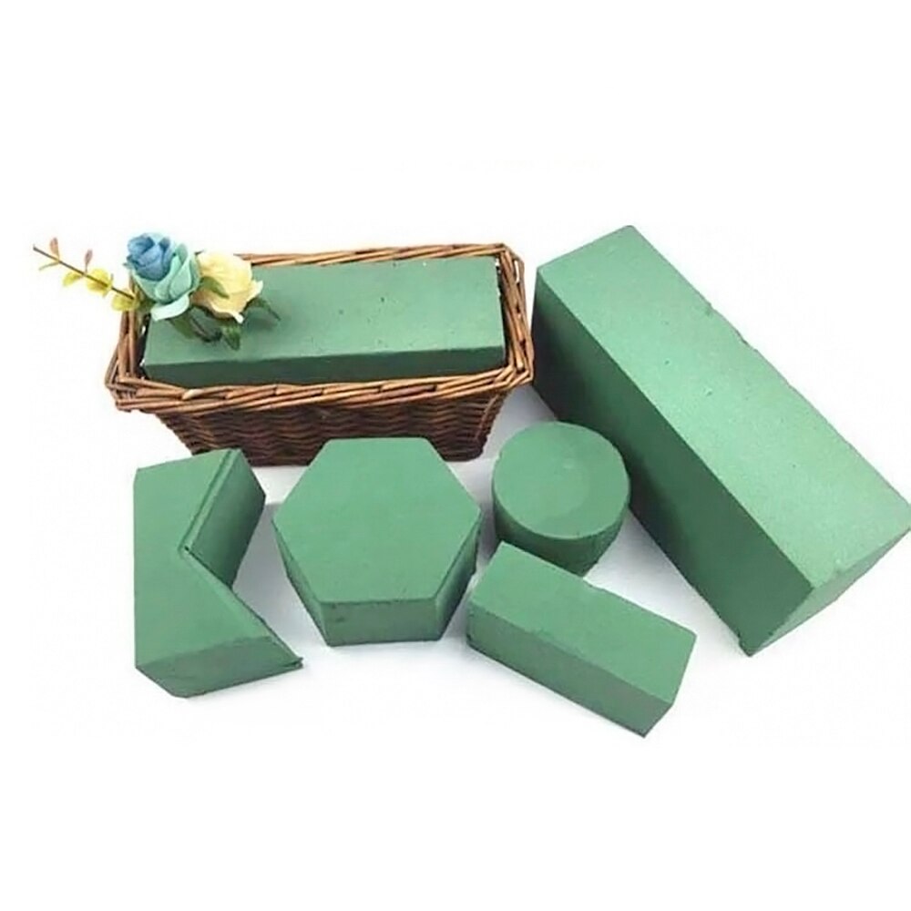 Lot De 16 Mousses Florales Cylindriques – 8 X 4 Cm, Pour Arrangements Frais, Mariage, Décoration