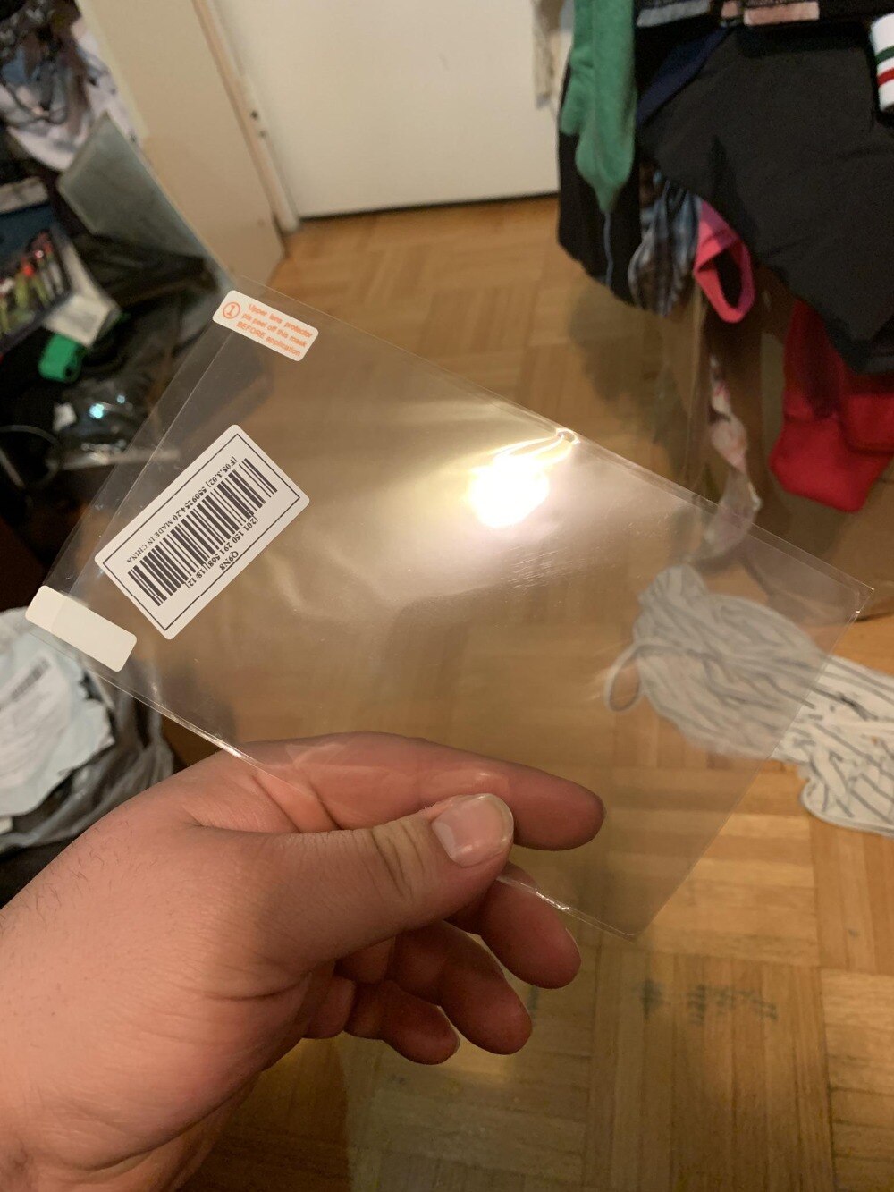 Pellicola proteggi schermo universale da 7 "pollici per tavoletta pellicola protettiva per schermo LCD trasparente proteggi pellicola in vetro