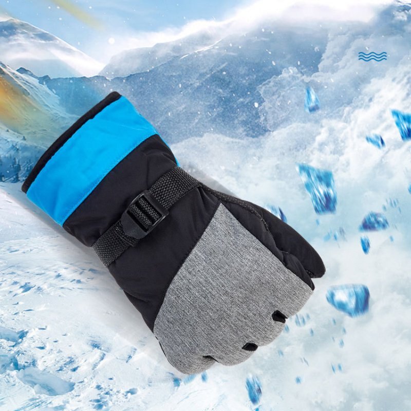 Hansker menn kvinner snowboard sport hansker 4 farger vinter ski vindtette hansker utendørs sport snø ski motorsykkel