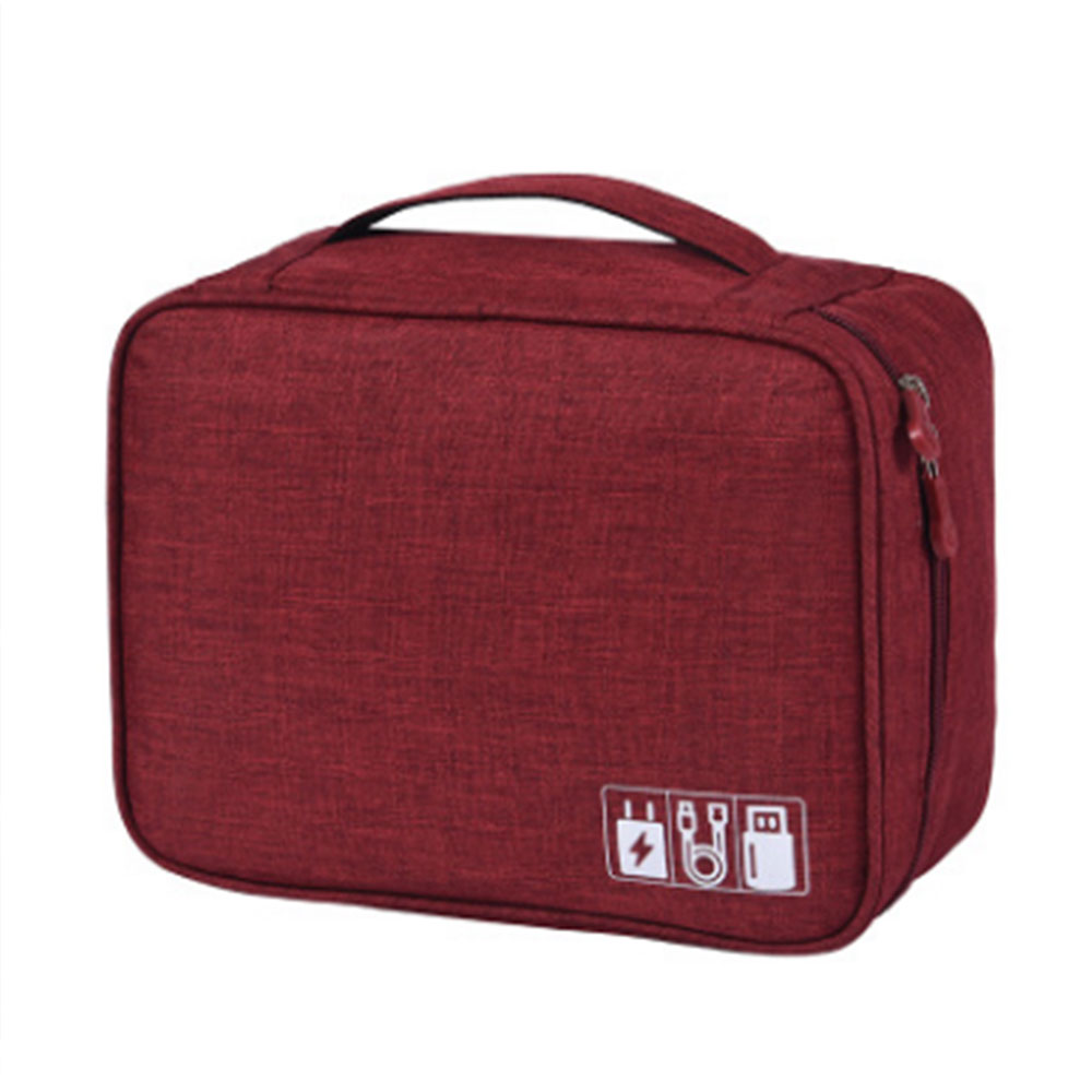 Opbergtas Reizen Closet Organizer Case voor Hoofdtelefoon Digitale Draagbare Rits Accessoires Lader Datakabel USB Bag Organizer