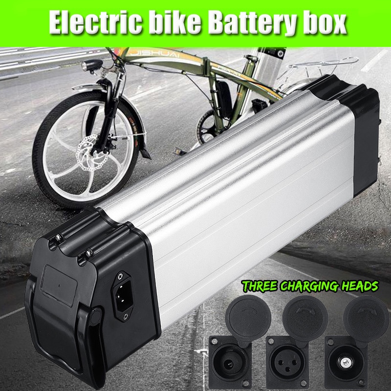 Battery Box Case Holder For 36V 48V Lithium Li-ion Battery Electric Bike Ebike Battery Storage Boxes