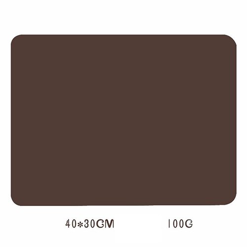40 x 30cm silikon bordstablett bakisoleringsdyna vattentät halkfri bebisrätt tillbehör barn hem kök servisunderlag: Brun