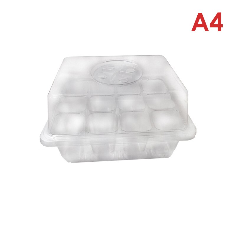 12 otworów tace robić sadzonek cieplarnianych pudełko kwiat roślin rosną propagacji pudełko: A4