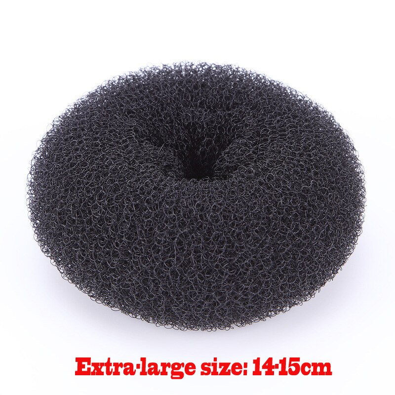 Diadema de rosquilla extragrande de 15cm, accesorio de esponja de espuma mágica, disco para el pelo, moño Updo, accesorios para la cabeza, herramienta para el cabello DIY