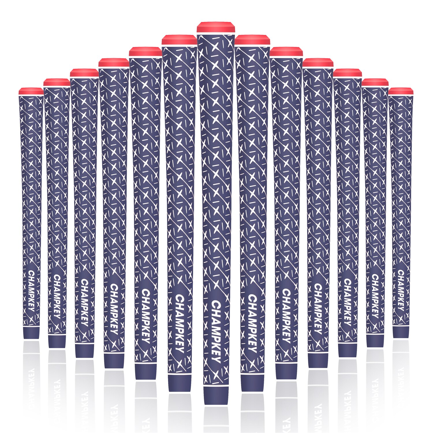 8PCS/Set Champkey X-Grip Six Colors Rubber Golf Grips Midsize- Super Stability Golf Club Grips