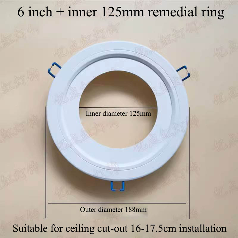 Led Downlight Spotlight Beugels Light Stand Adapters Lampenkap Ringen Gat Vergroten Witte Buitenste Frames Uitgesneden Remedial Cirkels hanglamp kappen lampenkappen lampenkapjes grote lampenkap lampenkap klein metalen