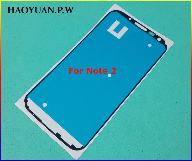 HAOYUAN.P.W Sticker Front LCD Frame Panel Faceplate Adhesive For Samsung Galaxy Note 1 2 3 lite 4 mini 5 Edge tape Glue: for Note 2 N7100