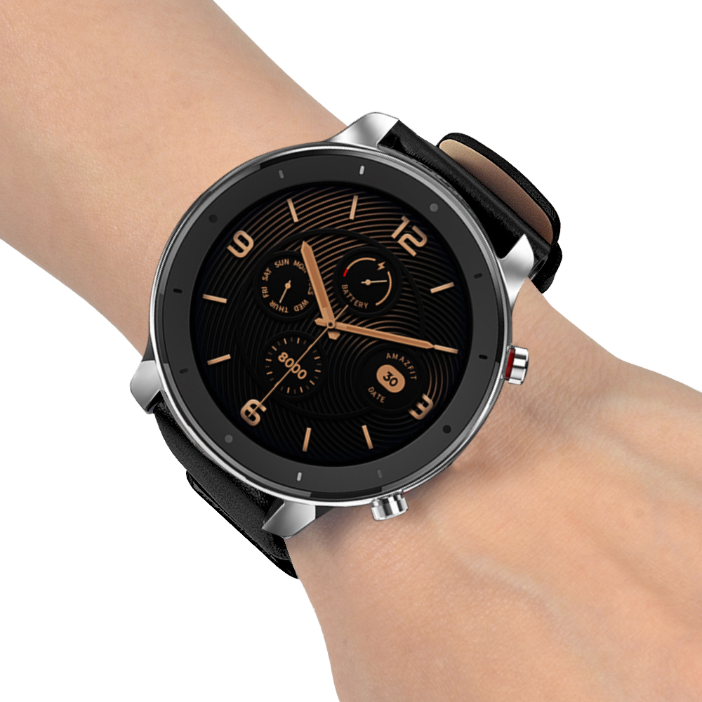 Amazfit 47mm GTR Universele Vervanging Lederen Horloge Armband Band 22mm Band voor Xiaomi Huami Amazfit GTR
