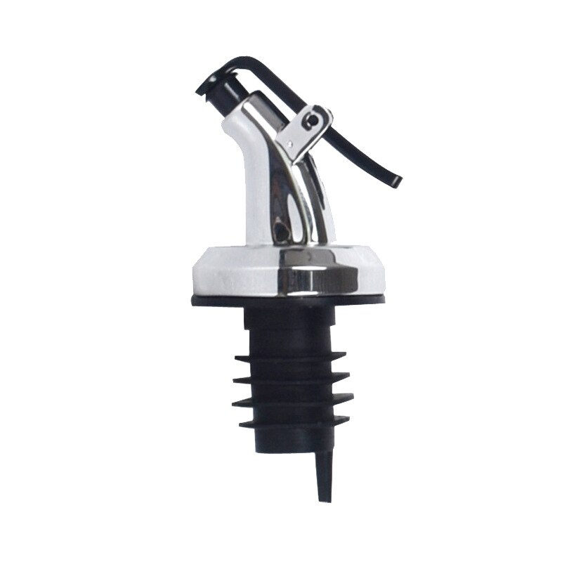 Olive Oil Bottle Sprayer Wine Drip Pourers Liquor Dispenser Leak-proof Nozzle Kitchen Tools Lock Wine Spout Stopper Bar Tool: B