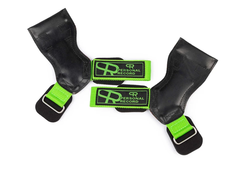 Fitness handschuhe Fitness Studio Powerlifting Gewichtheben Handfläche Handgelenks chutz ziehen-hoch Kreuzheben Crossfit Anti-Rutsch-Hände tütz handschuh: Grün