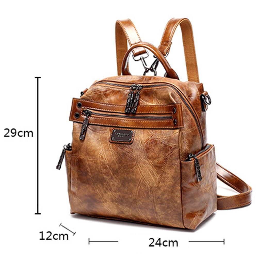 Style Female Backpacks Femme Ladies Bagpack Tassel Vintage Backpack Should BagTravel Solid Casual Daypack