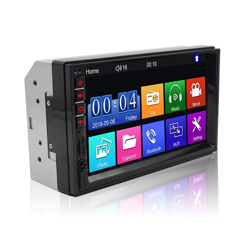 7 inch led hd-scherm stereo 2 din auto multimedia radio bluetooth  mp5 speler 7034