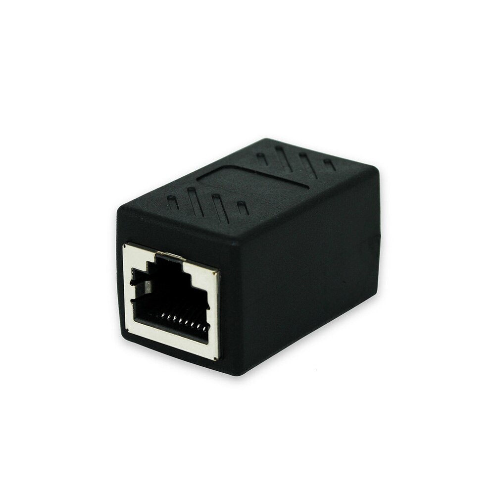 RJ45 Femmina A Femmina Porta di Rete LAN Ethernet divisore Connettore Testa di Trasferimento RJ45 Adattatore Accoppiatore gatto5 gatto6 Sockt