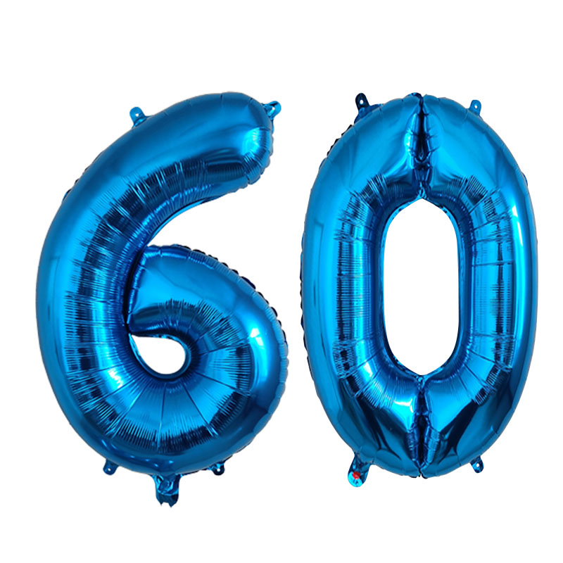 32 pulgadas 1 Uds globo de aluminio número 0 1 2 3 4 5 6 7 8 9 niños niñas de cumpleaños globos azul profundo suministro de: Verde Rronze