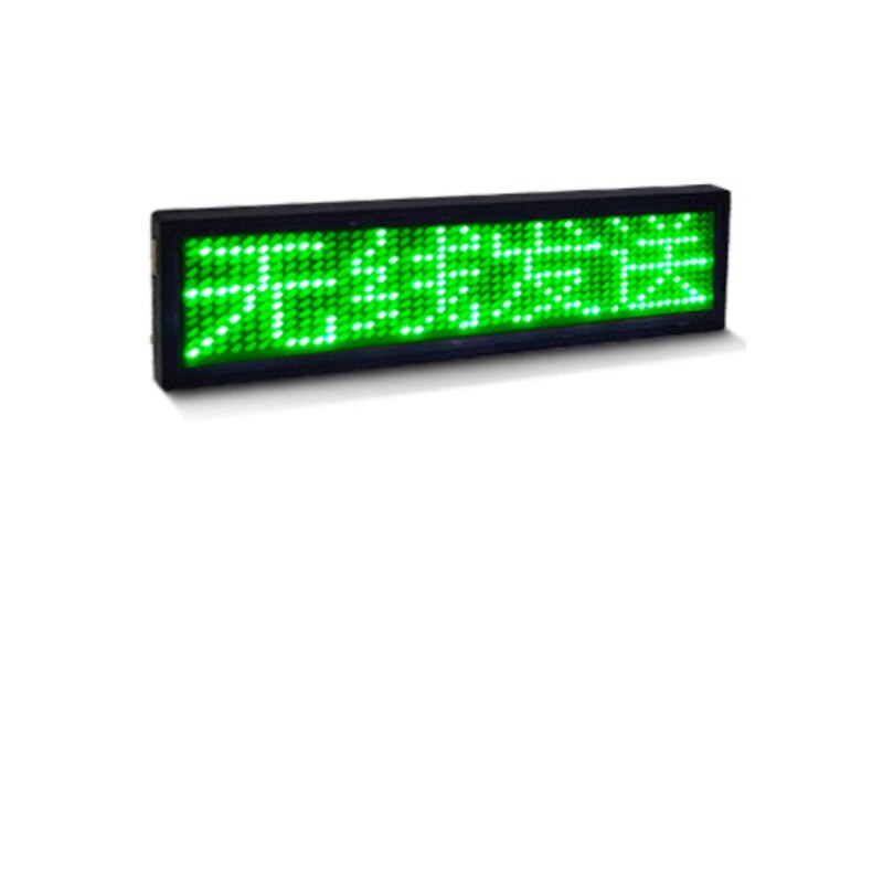 Bluetooth LED Name Abzeichen Preis Tag Restaurant Shop Ausstellung Nacht Club Hotel Digitale WILLKOMMEN Signage Led Abzeichen Clip Insignia: USB Green