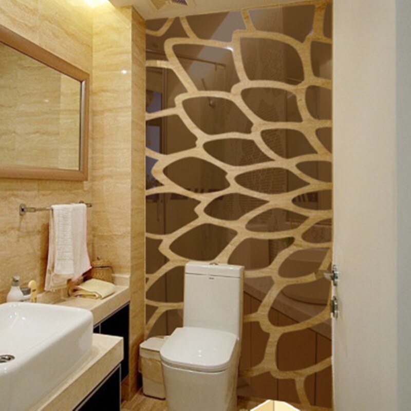 180X80CM Modern Acrylic Mirror Wall Stickers 3D Home Background Wall Living Bedroom Living Room Decoration TV Backdrop Decor