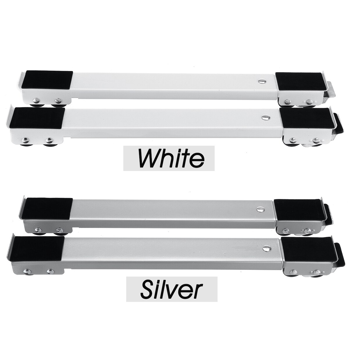 50-75cm 300KG White Washing Machine Heavy Appliance Wheel Trolley Roller Stand For Washing Machines Dishwashers Fridges Dryers