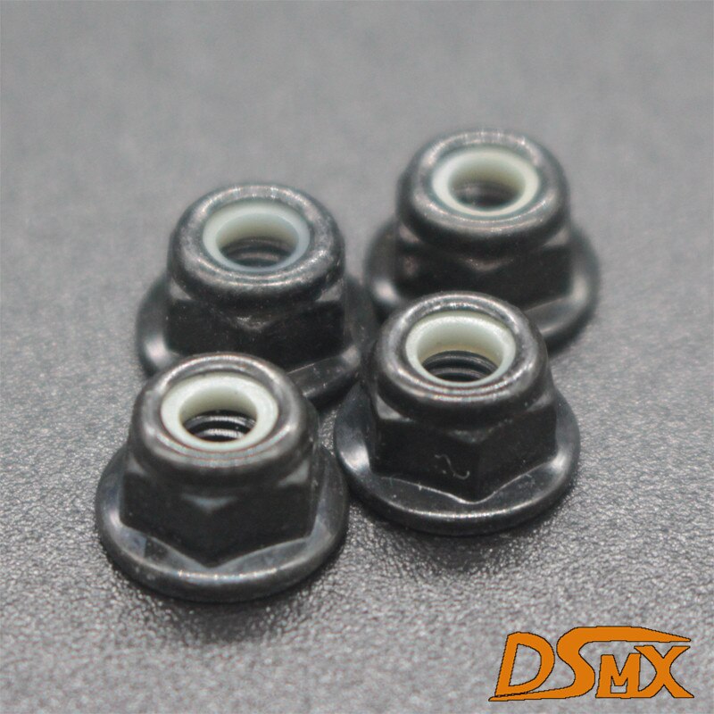 Hsp 102049 122049 nylonmutter  m4 02055 1/10 oppgraderingsdeler for 94102 94122 94123 94111 94108 94177 94106 94107 94188 94166