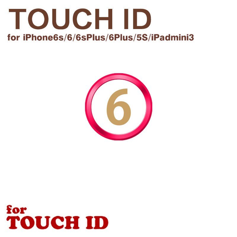 For iPhone series fingerprint recognition button stickers home button stickers metal fingerprint stickers