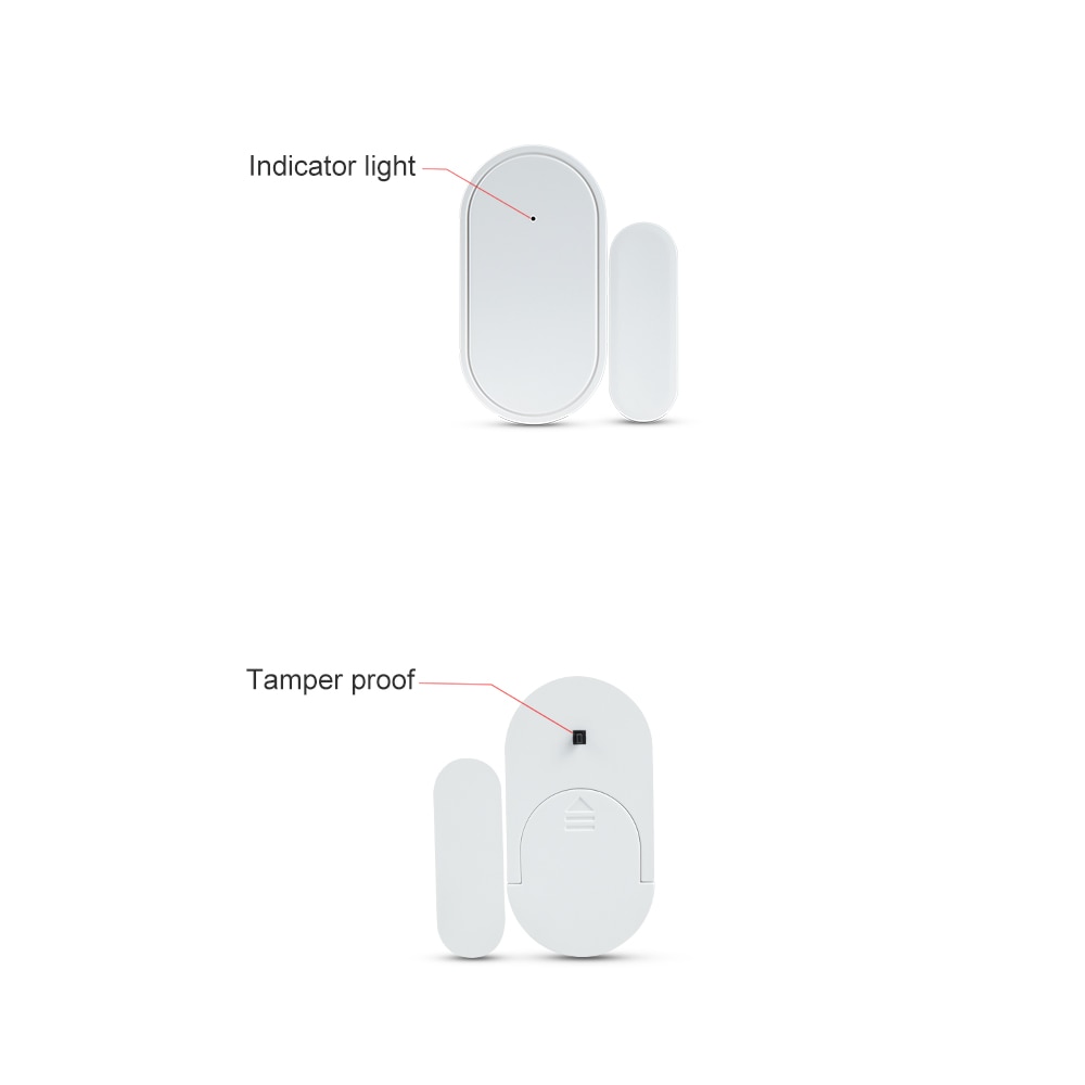 Awaywar Door Window Sensor Wireless 433MHz Magnetic Switch Contact Detector Signaling for Intruder home Security Alarm System