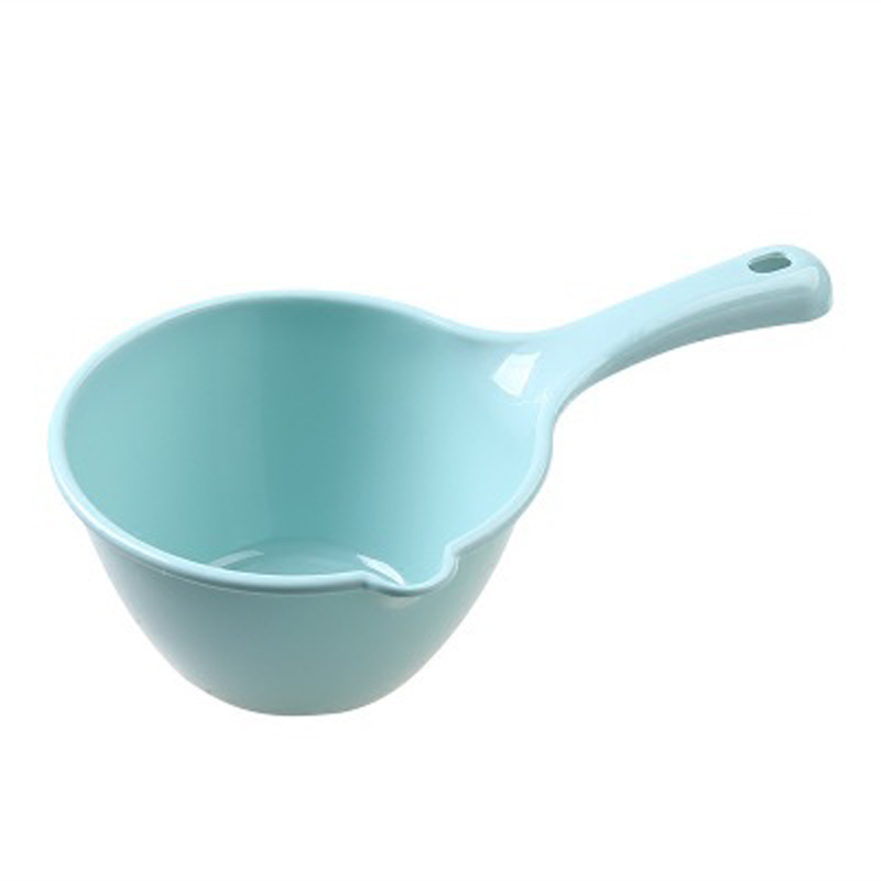 1PC Plastic Bathing Ladle Spoons Kitchen Accessories Bathroom Thick Water Scoop Cup Baby Kids Shampoo Bath Spoon Home Essential: 1pc Blue