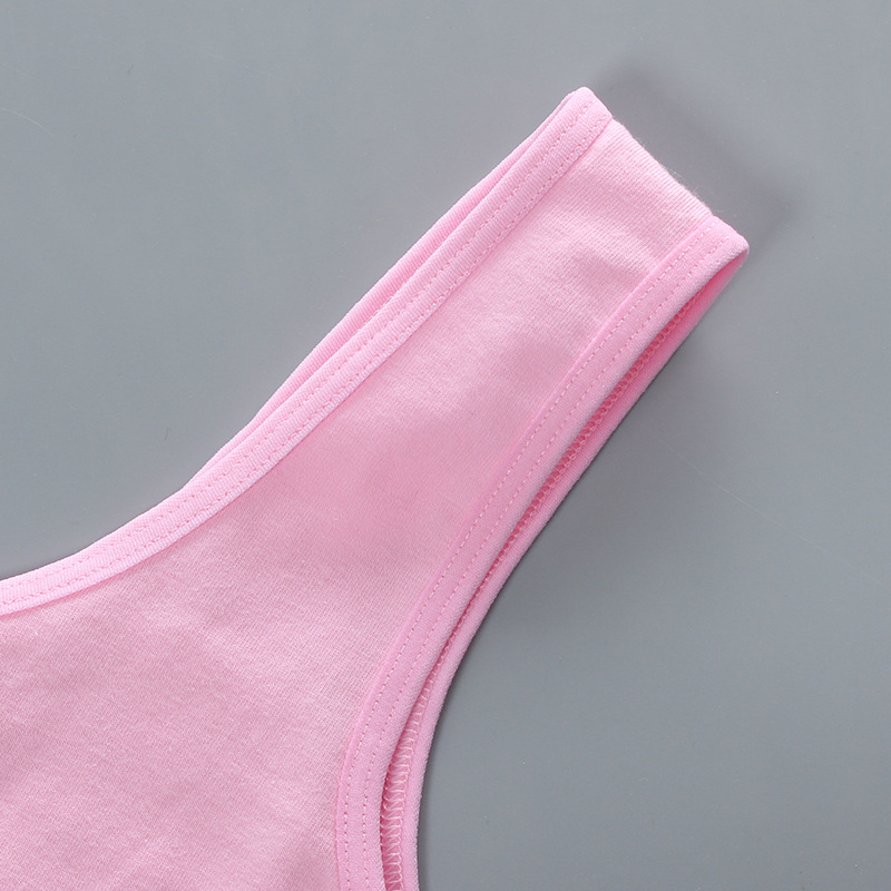 10PC Bra for Girls 12Year Old Teen Crop Top Smile Printed Bra Children Sport Training Bras 8-14 10 Kids Vest Underwear Puberty