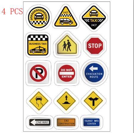 Traffic Railway Road Washi Tape Adhesive Tape DIY Scrapbooking Sticker Label Craft Masking Tape For Kids Toy Car Play: 10
