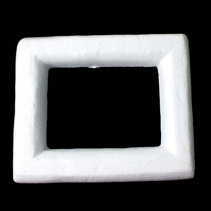 Polystyrol Styropor weiß Schaum foto rahmen Kinder DIY handgemachten materialien dekoration liefert 23*28cm