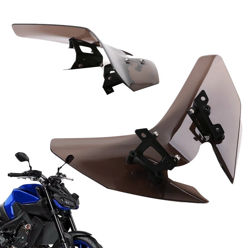 Frontrute til yamaha mt -09/ sp fz -09 18 19 frontrute pare-brise motorsykkel vindavvisere mt -09sp mt09 fz09 mt fz 09