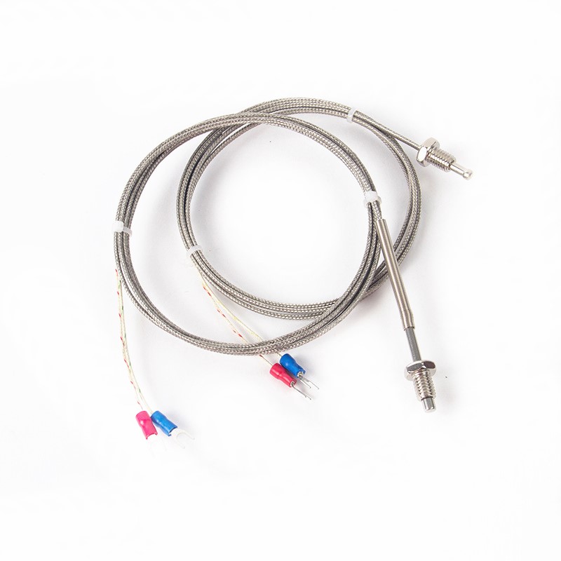 1M/2M/3M/4M/5M K-Type Thermocouple Control Thread M8 Screw Probe Temperature Sensor Temperature Controller 0-400C Sensor Probe