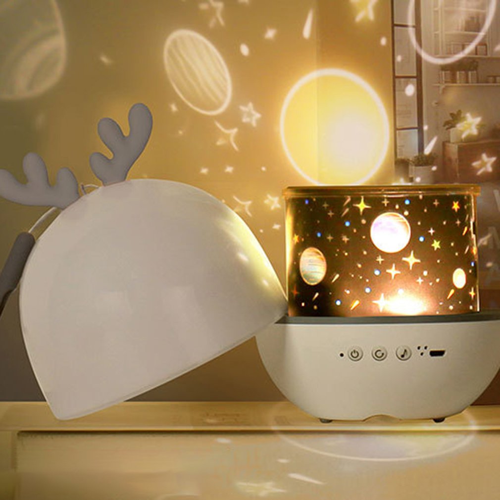 Baby Night Light Projector Star Projector Galaxy Starry Sky Lights Rotation Funny For Kids For Home Care