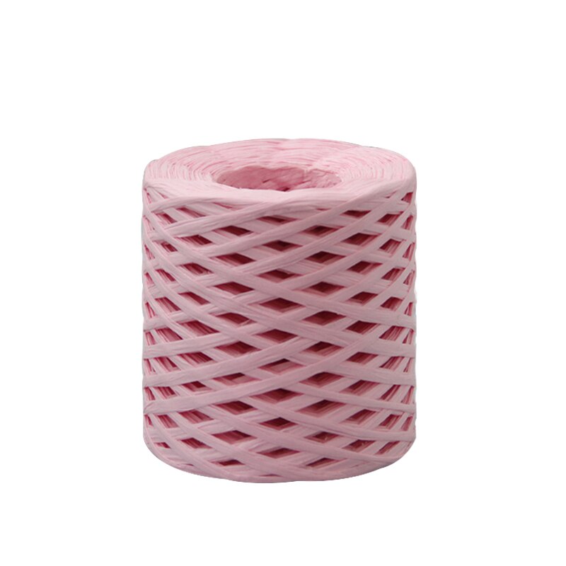 200m färgglada pappersrep raffia band dekoration sladd låda inslagning packning scrapbooking hantverk bröllop födelsedag julfest: 2