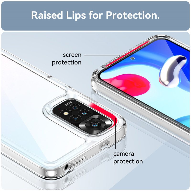 Per redmi note 12 pro 4g custodia cover redmi note 12 pro 4g capas colore trasparente clear fundas redmi note 12 pro 4g global