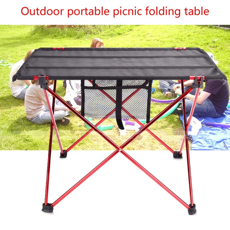 Outdoor Camping Picnic Table Aluminium Alloy Ultra Light Portable Desk Furniture Foldable Table